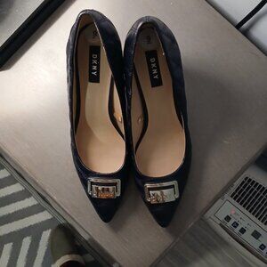 DKNY High Heels (Size 9) Navy Blue